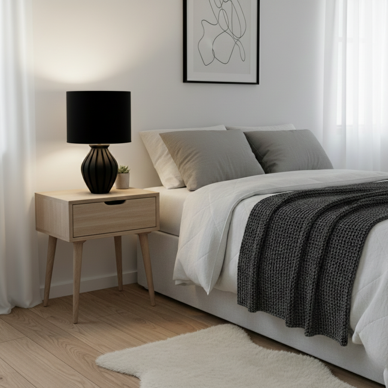 Veioză Lumi - Abajur Negru