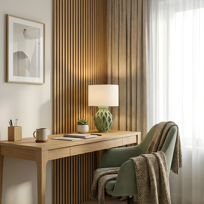 Veioză Oslo - Abajur Alb