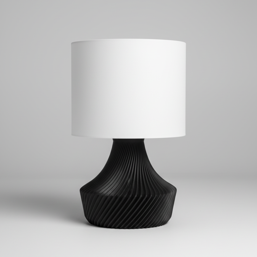 Veioză ZARIN - Alb/Negru