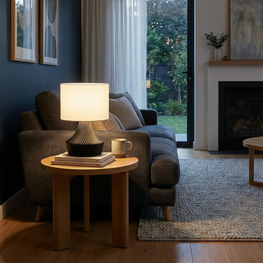 Veioză ZARIN - Alb/Negru