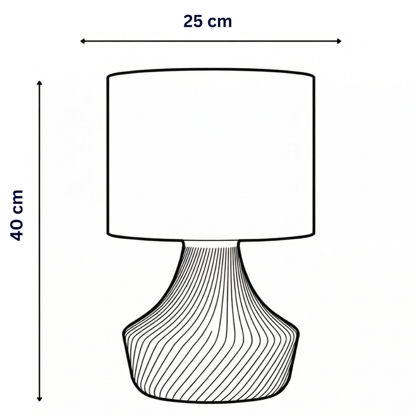 Veioză ZARIN - Negru/Negru