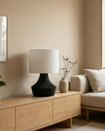 Veioză ZARIN - Alb/Negru