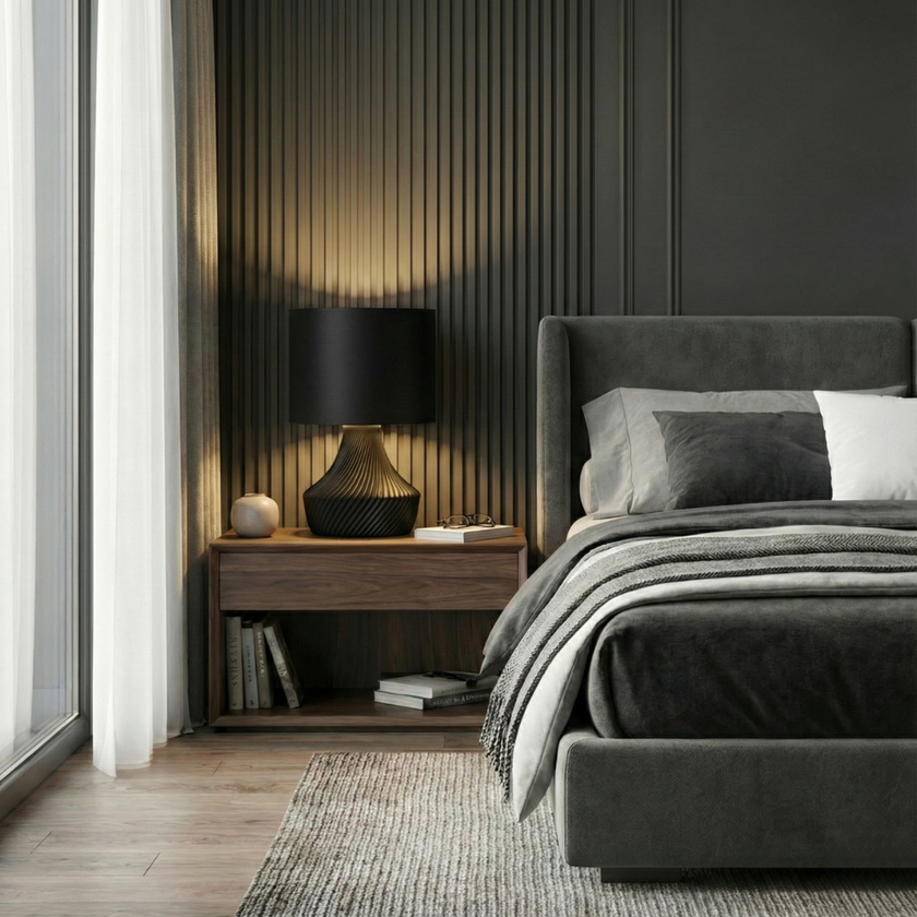 Veioză ZARIN - Negru/Negru