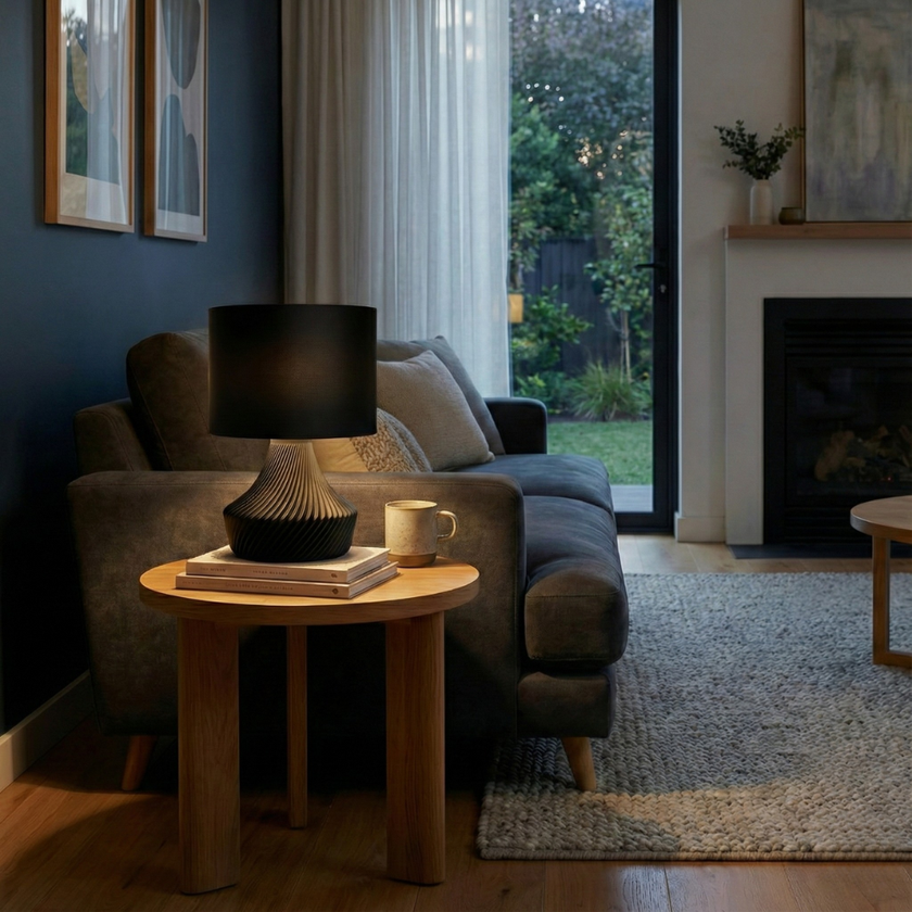 Veioză ZARIN - Negru/Negru