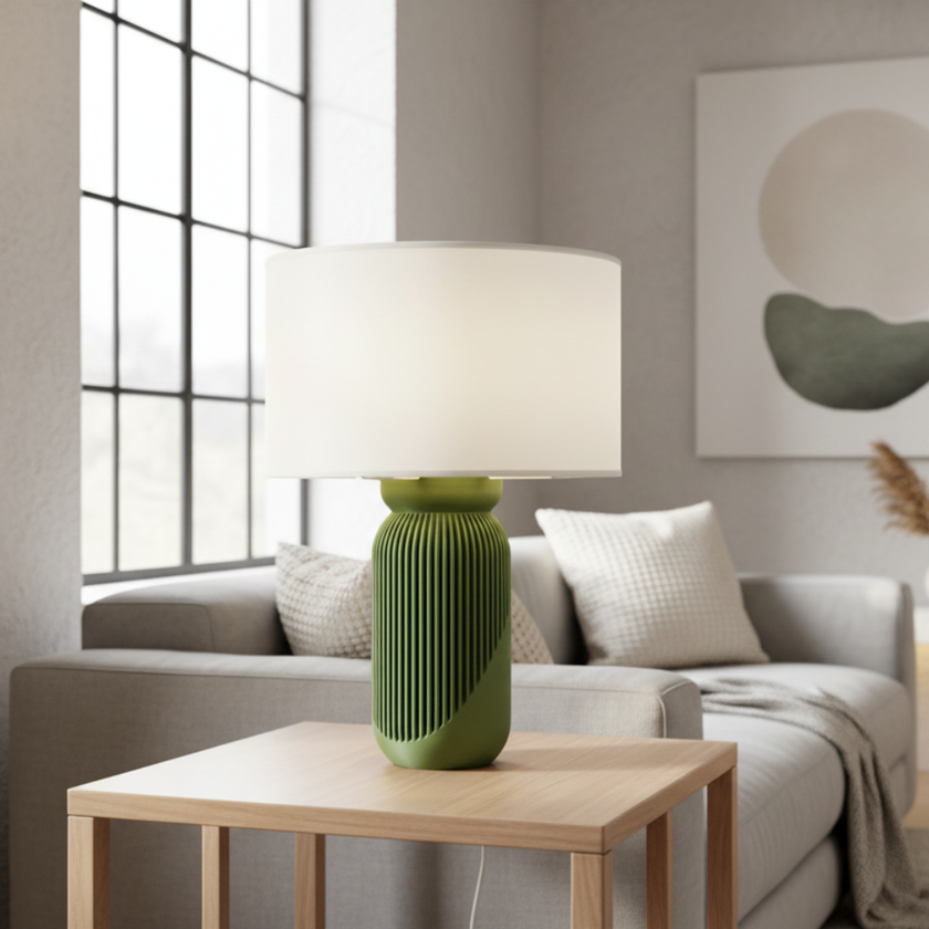 Veioză Nova - Abajur Alb