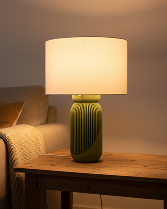 Veioză Nova - Abajur Alb