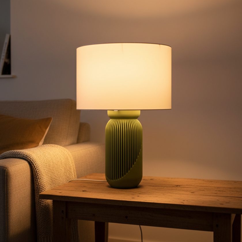 Veioză Nova - Abajur Alb