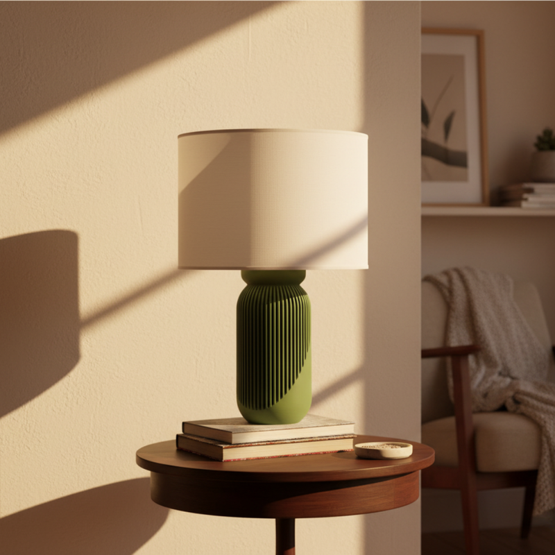 Veioză Nova - Abajur Alb