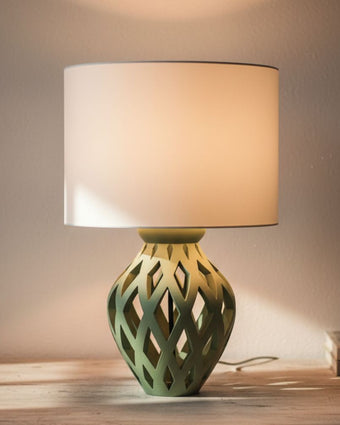 Veioză Oslo - Abajur Alb