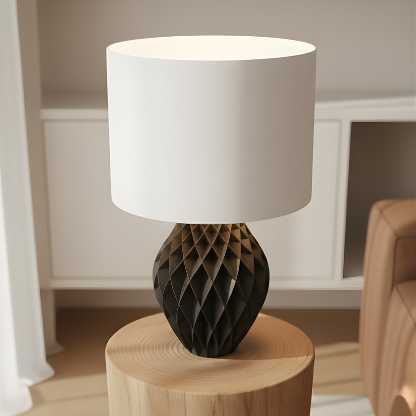 Veioză Kora - Abajur Alb