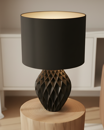 Veioză Kora - Abajur Negru