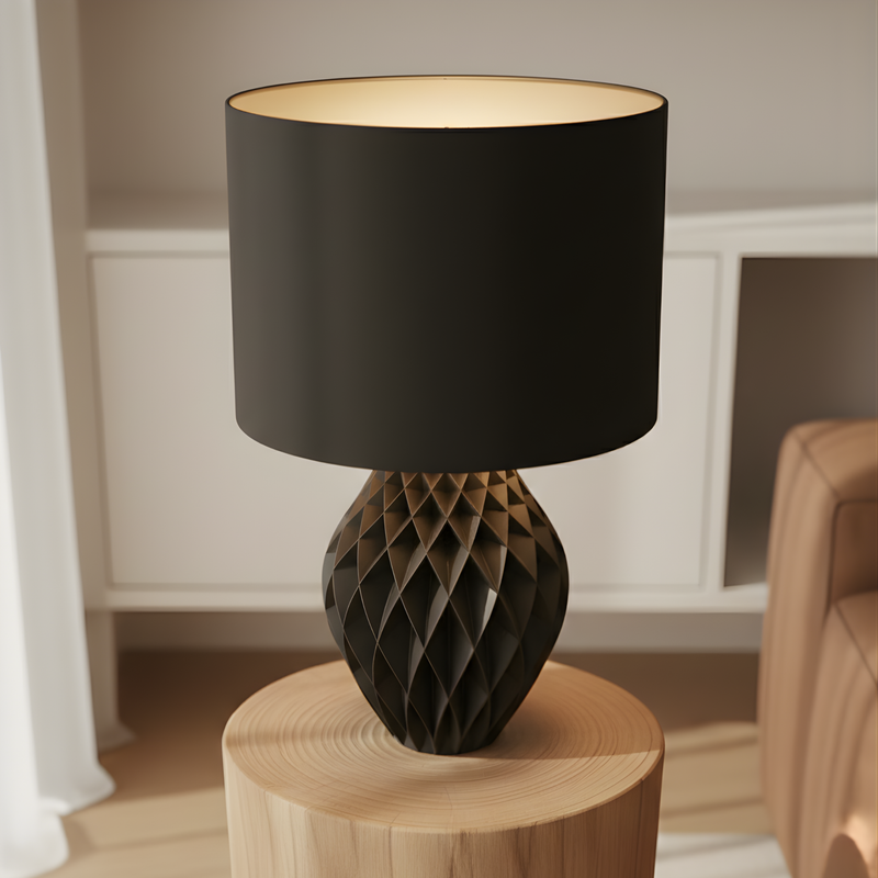 Veioză Kora - Abajur Negru