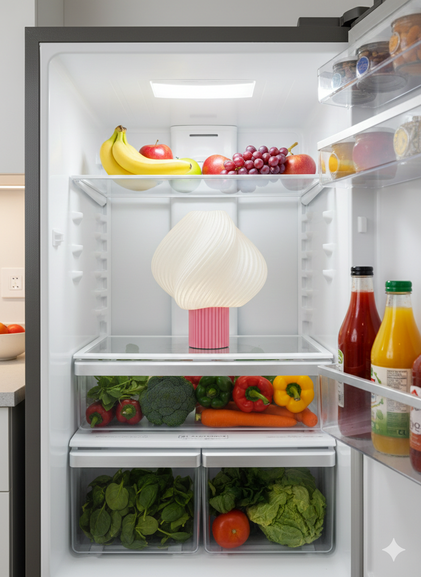 Veioză Ava - Alb/Roz