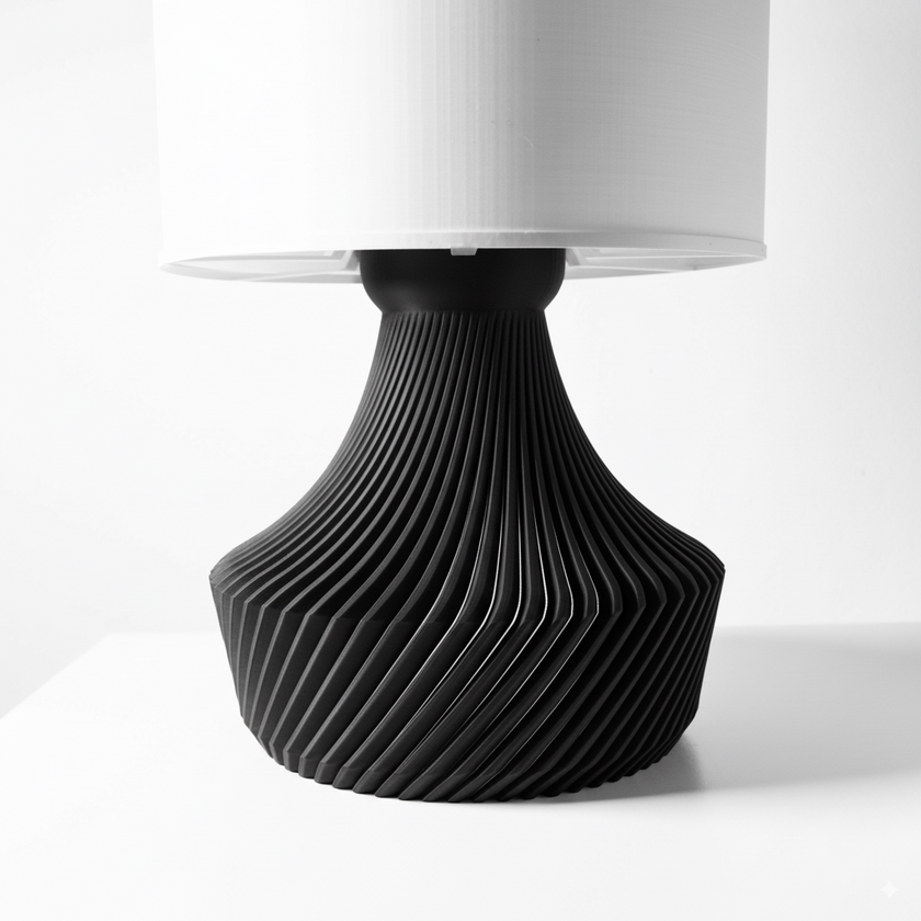 Veioză ZARIN - Alb/Negru