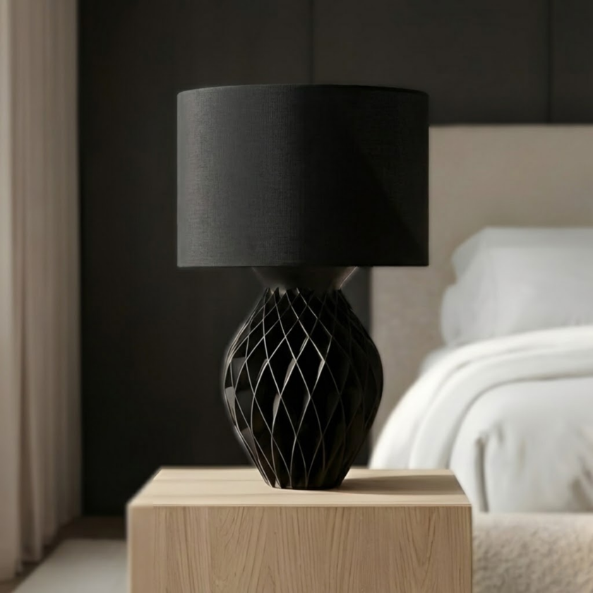 Veioză Kora - Abajur Negru